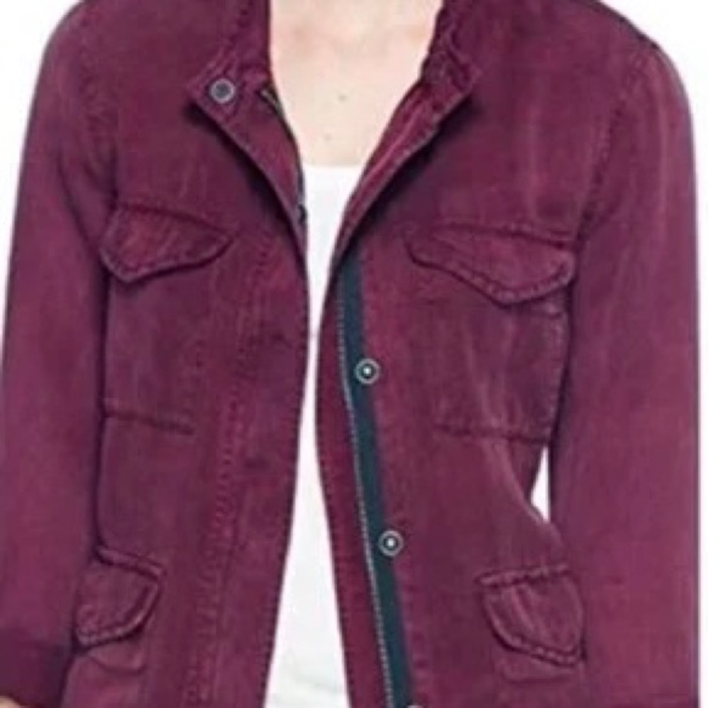 Sanctuary Plum Jacket with buttons, Size M